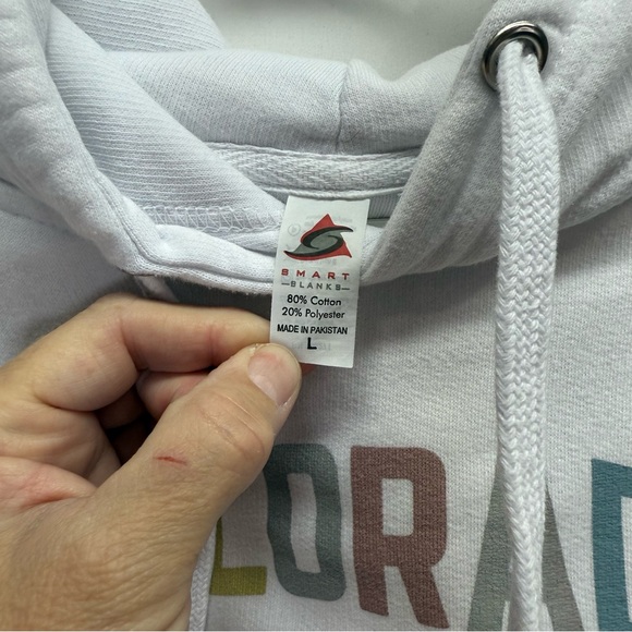 White Colorado Hoodie size L‎ - Picture 6 of 6